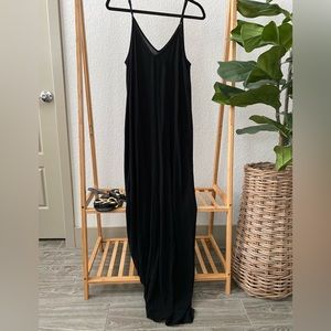 Black Maxi dress, size S/M never worn